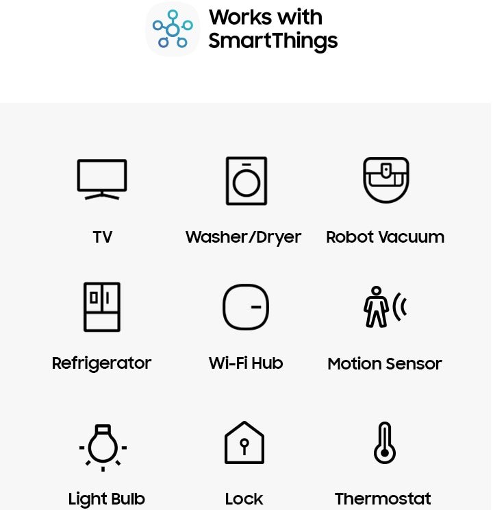 samsung smartthings smart home hub compatible devices