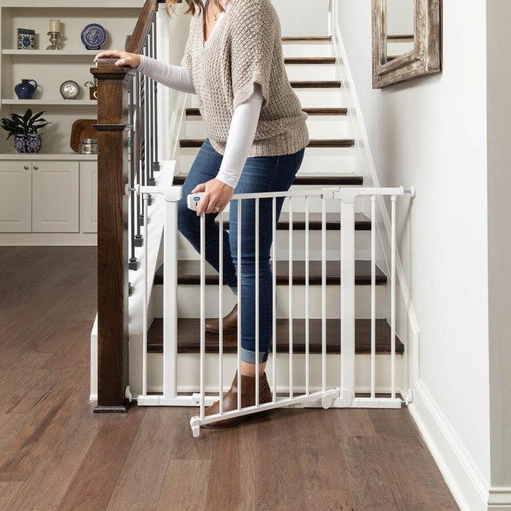 Baby Gate for Bottom of Stairs with Spindles_ Secure Your Little One