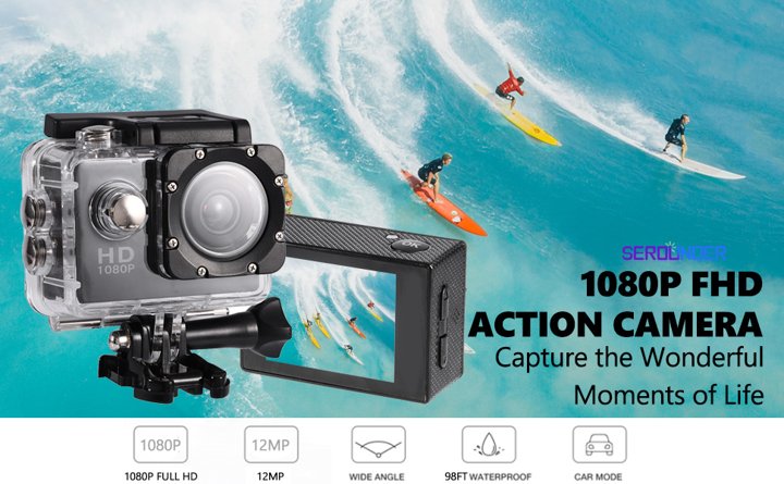 Capture Stunning Inland Moments with Our Waterproof 1080P HD Action Camera