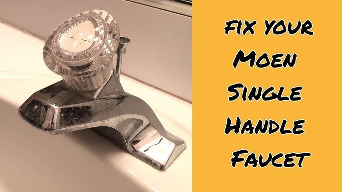 Fix Moen Single Handle Faucet Cartridge in Bathroom Sink