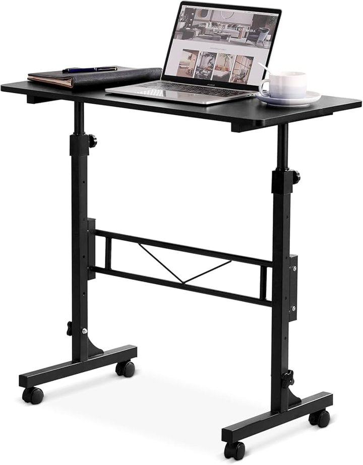 Portable Adjustable Laptop Computer Desk Stand Table_ Black