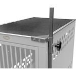Portable_dog_show_crates_on_wheels_with_grooming_table_top