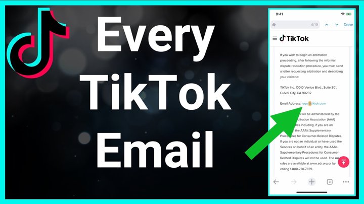 how do i email tiktok