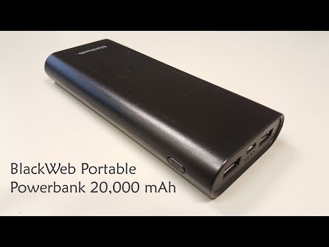 how long does it take to charge a blackweb power bank