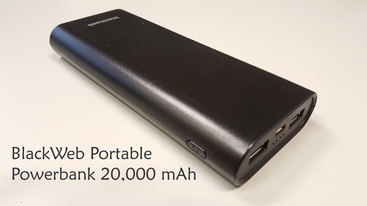 how to charge a blackweb power bank