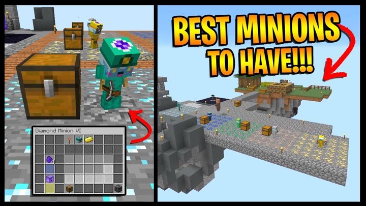 how to get minions in hypixel skyblock