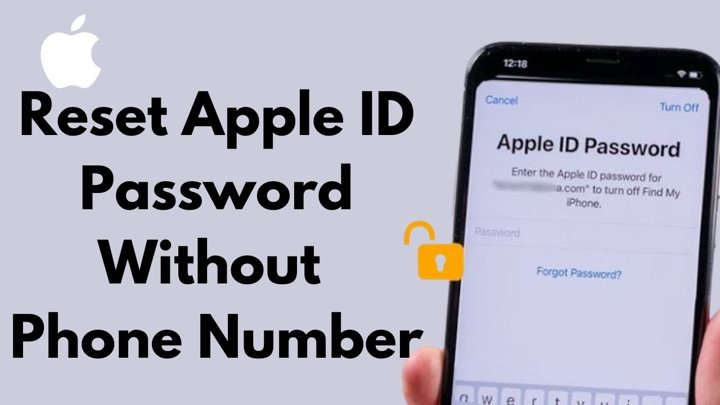 how to recover apple id without phone number