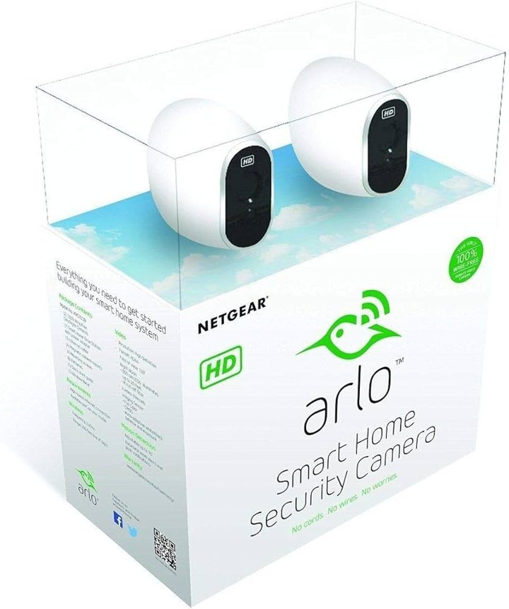 netgear arlo smart home security camera system - 4 hd