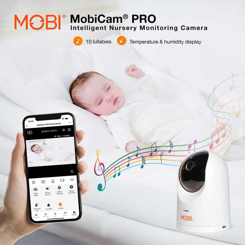 Advanced Baby Monitor with Integrated Temperature and Humidity Sensors