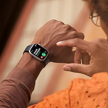 Apple Watch Series 1 38mm Smartwatch_ Silver Aluminum Case _ White Sport Band