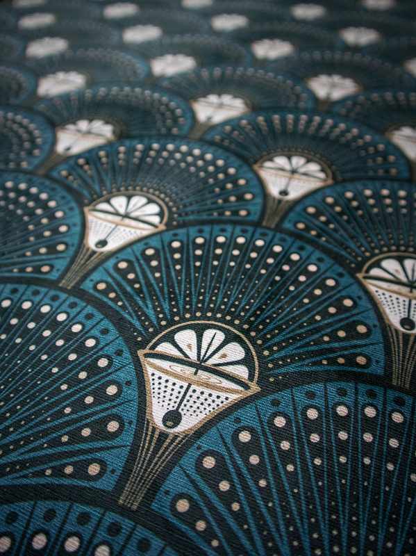 Art Deco Velvet Fabric
