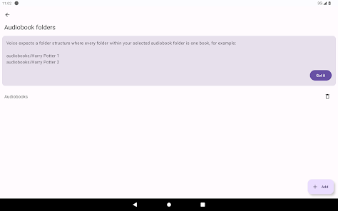 Audiobook Directory Player