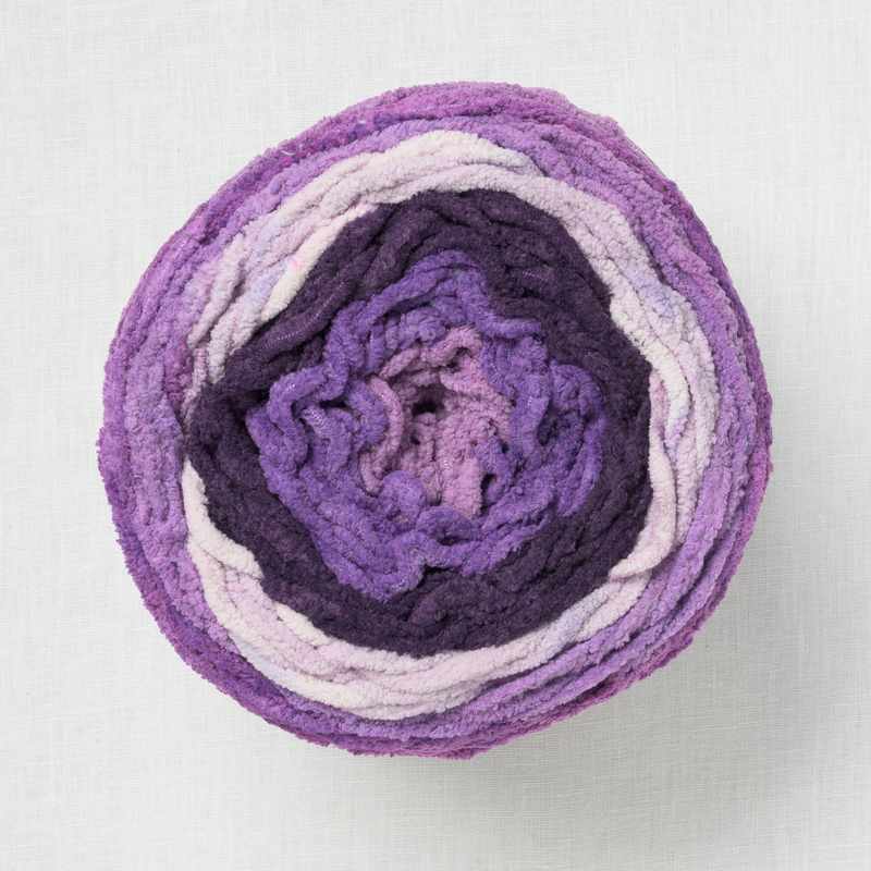 Bernat Faux Fur Pompom Aubergine