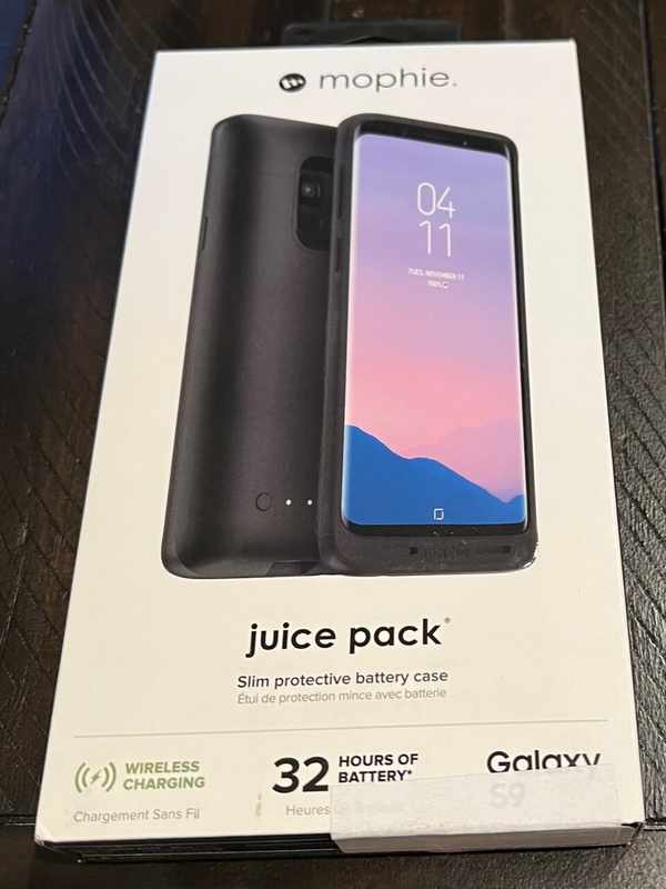 Black Mophie Juice Pack Battery Case for Samsung Galaxy S7