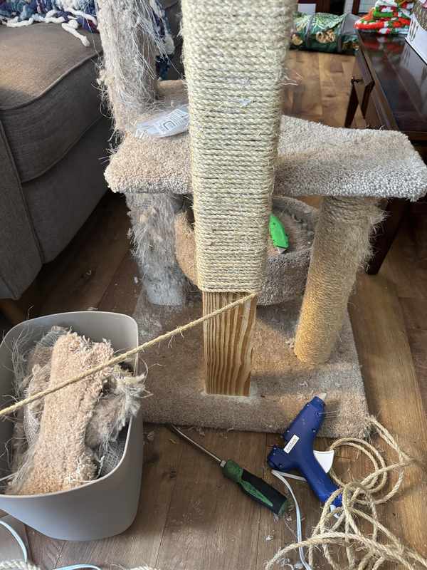 The Best Size Rope for a Cat Scratching Post