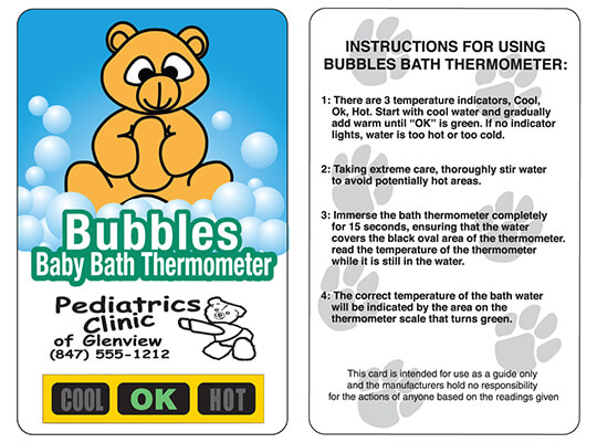 Baby Bath Thermometer_ Card