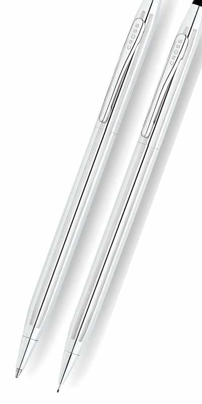 Cross Silver Pen and Pencil Set