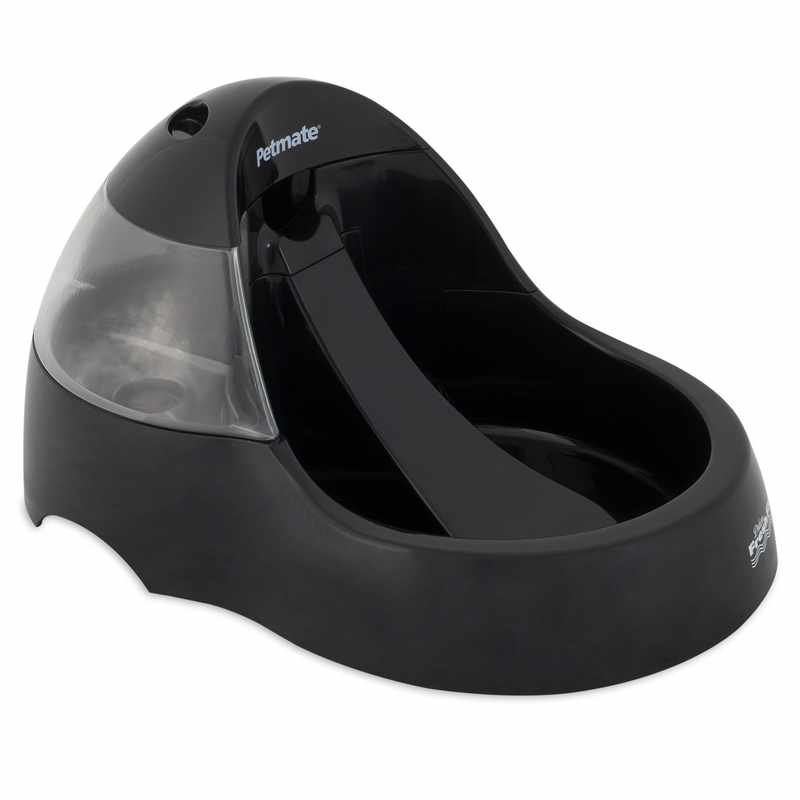 Deluxe Fresh Flow Battery Operated Pet Water Fountain Manufactured by Petmate