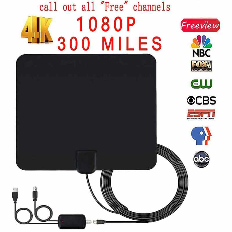 Digital Amplified TV Antenna_ 50 Miles Range HDTV UHF VHF TV - Fox Scout Style