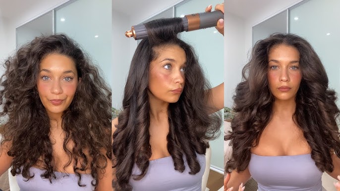 How to Use a Dyson Hair Dryer to Straighten_ Curl_ or Style Curly Hair