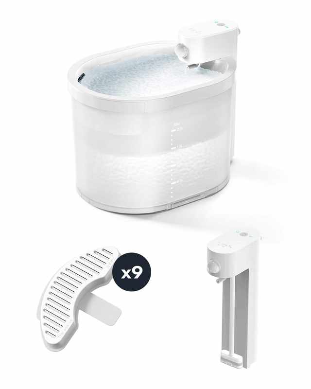 Smart Pet Water Fountain with HoneyGuardian Technology_ Automatic and Easy