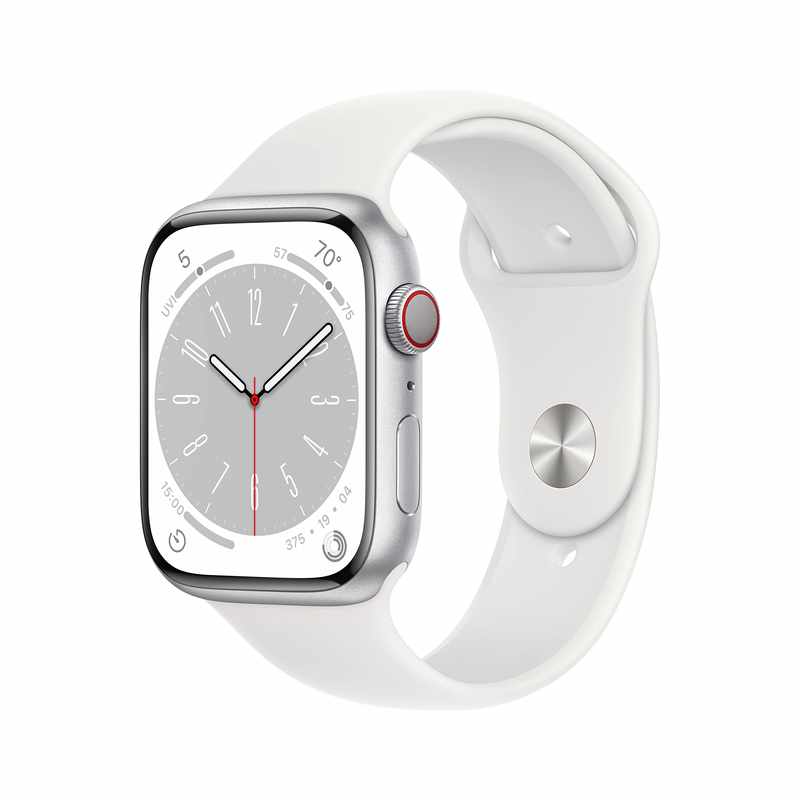 apple watch series 1 38mm smartwatch _silver aluminum case _ white sport band_