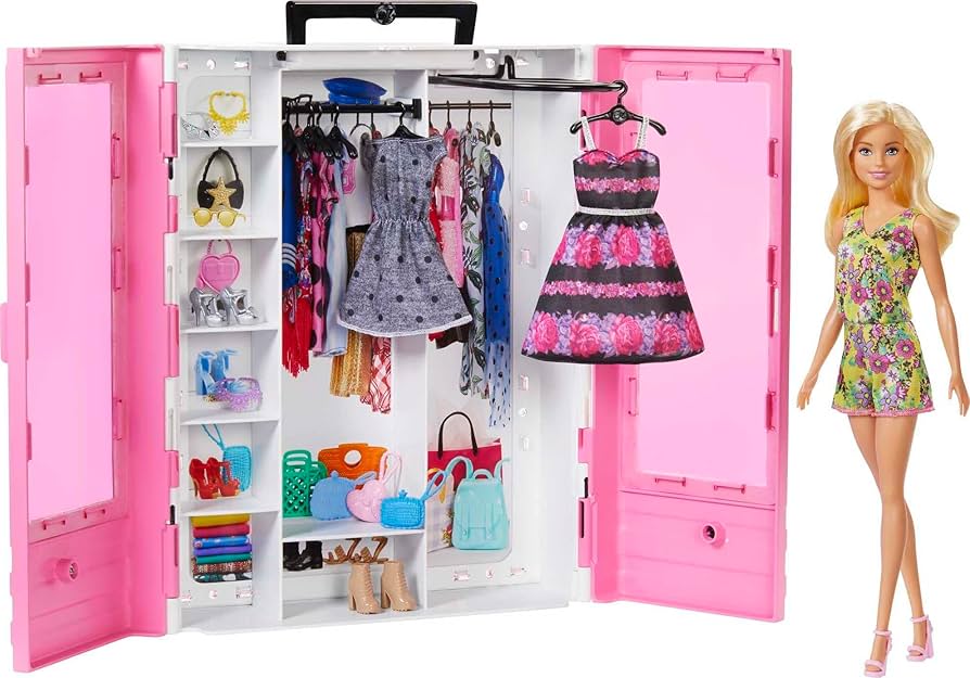 1964 Barbie Doll with Case_ Clothes_ and Accessories