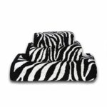 Black_and_white_zebra_print_creative_bath_products_3-piece_cotton_towel_set
