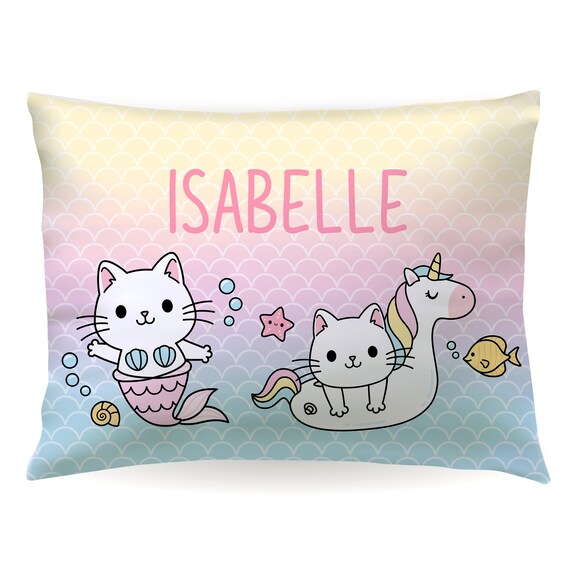 Decorative Throw Pillow for Laura Hart Kids Mermaids