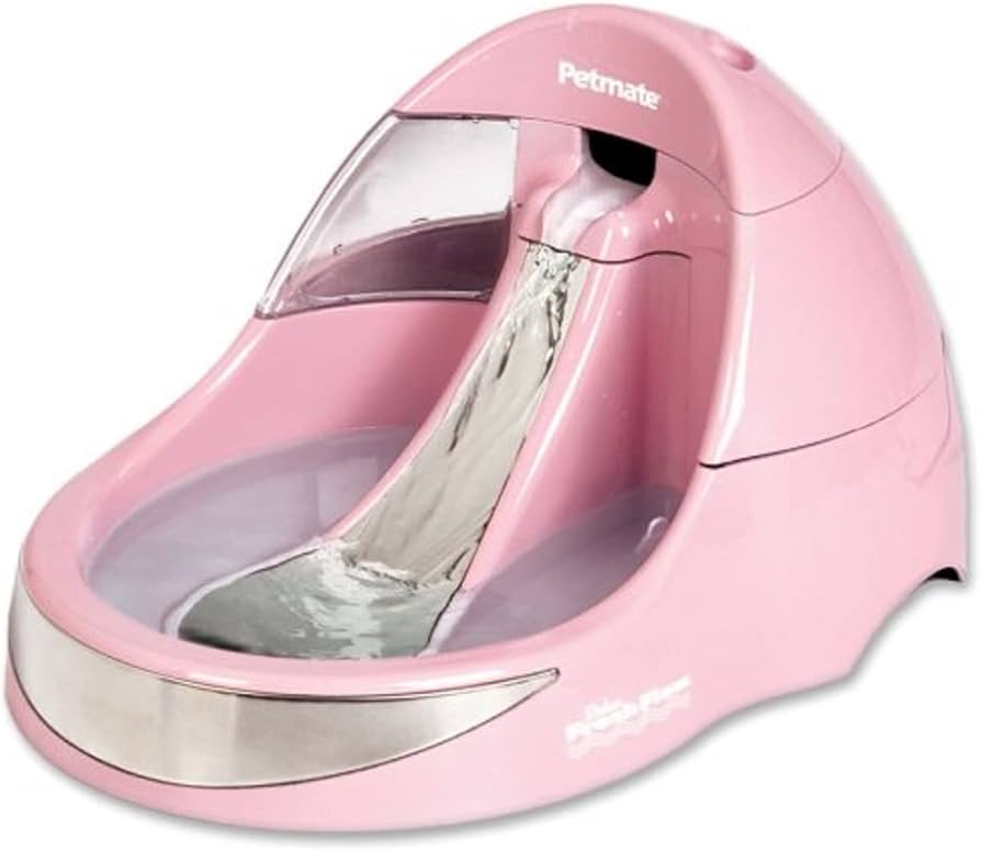 Deluxe Fresh Flow Battery Operated Pet Water Fountain Manufactured by PetMate