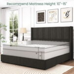 Queen-size_blackstone_memory_foam_mattress_and_platform_bed_set