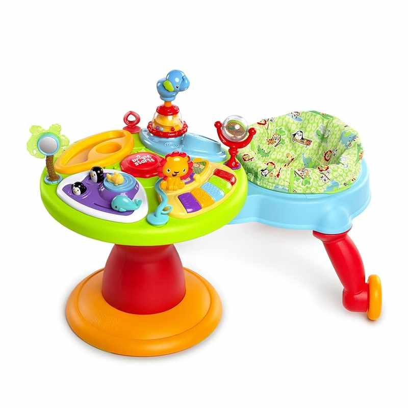 Three-In-One Fun with Bright Starts Around We Go_ Zippity Zoo New