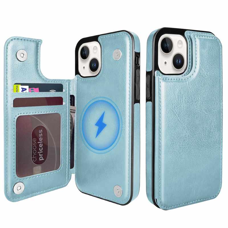 wallet phone case with charger