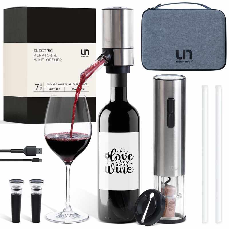 Elevate Your Wine Night with This Electric Corkscrew Wine Bottle Opener